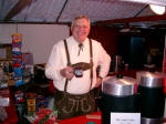 Hans Plotsenader--and his wife Lisa--made this year's Alpine Christmas Market happen in Downtown Charlotte
